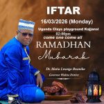 Invitation for special Ramadhan Iftar gathering