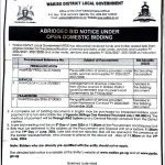 The District invites sealed bids from eligible firms for prequalification as service providers under Works, Services, & Supplies for FY 2026/27–2027/28. Interested bidders are encouraged to apply in accordance with the bid requirements.