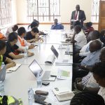 The district Chairperson Meets GKMA-UDP Contractors to Strengthen Project Delivery