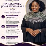 Wakiso District Mourns Ms. Joan Nabasumba Rwakatale