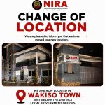 NIRA OFFICE RELOCATION