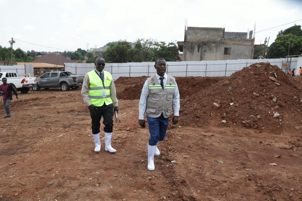 Wakiso LCV Chairperson Directs Contractors to Fast-Track Market Projects.